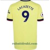 Arsenal Alexandre Lacazette 9 Borte 2021-22 - Herre Fotballdrakt